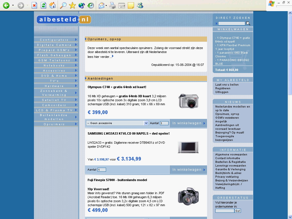 albesteld.nl is in maart 2003 de start van mijn ondernemerschap als naamgever van mijn bedrijf. Een pakkende url voor een webshop waar de vraag “al besteld?” in verwerkt is. 2003,… Lees meer